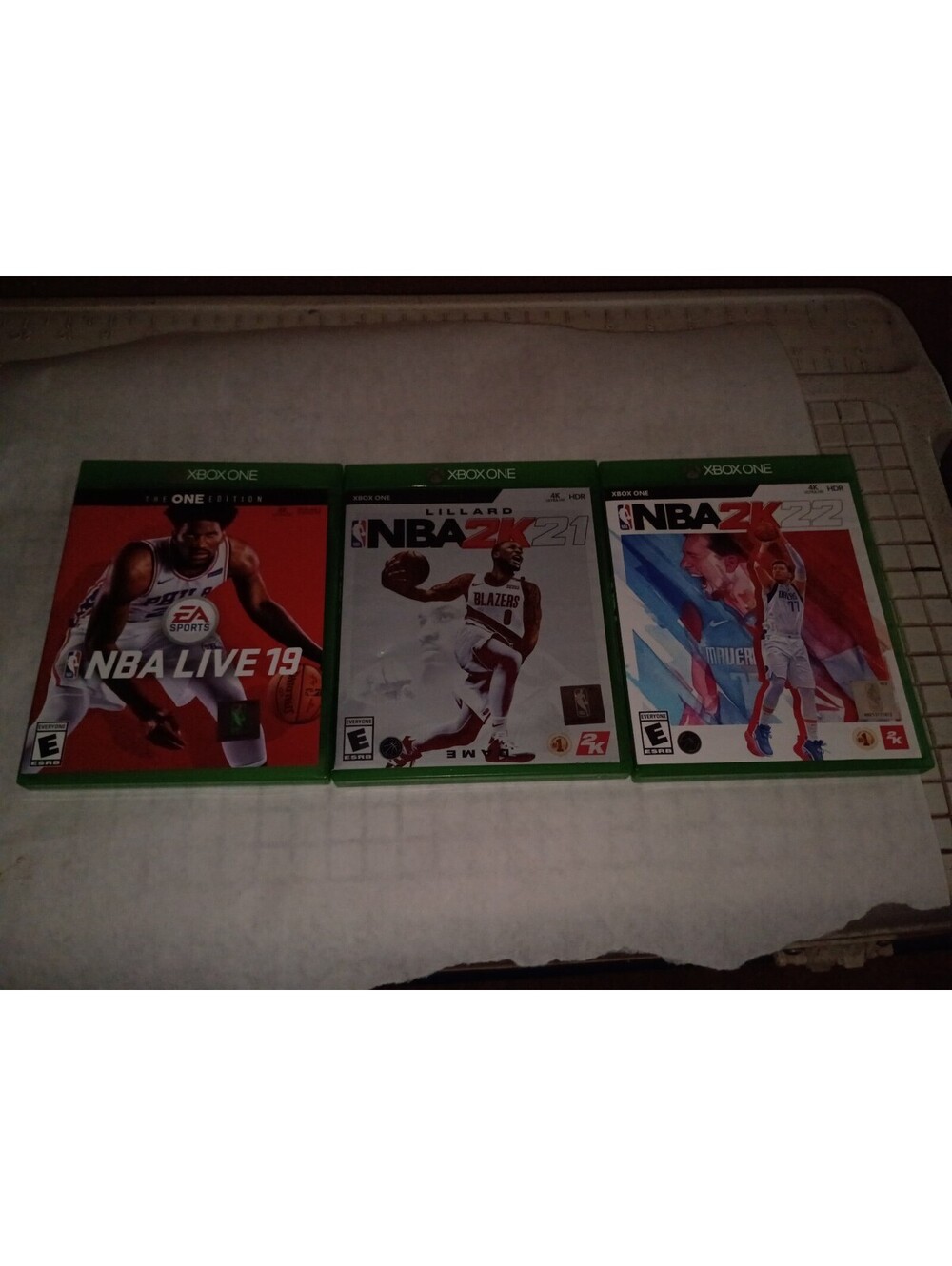 NBA Live 19, NBA 2K21 & NBA 2K22 Xbox One Games Bundle